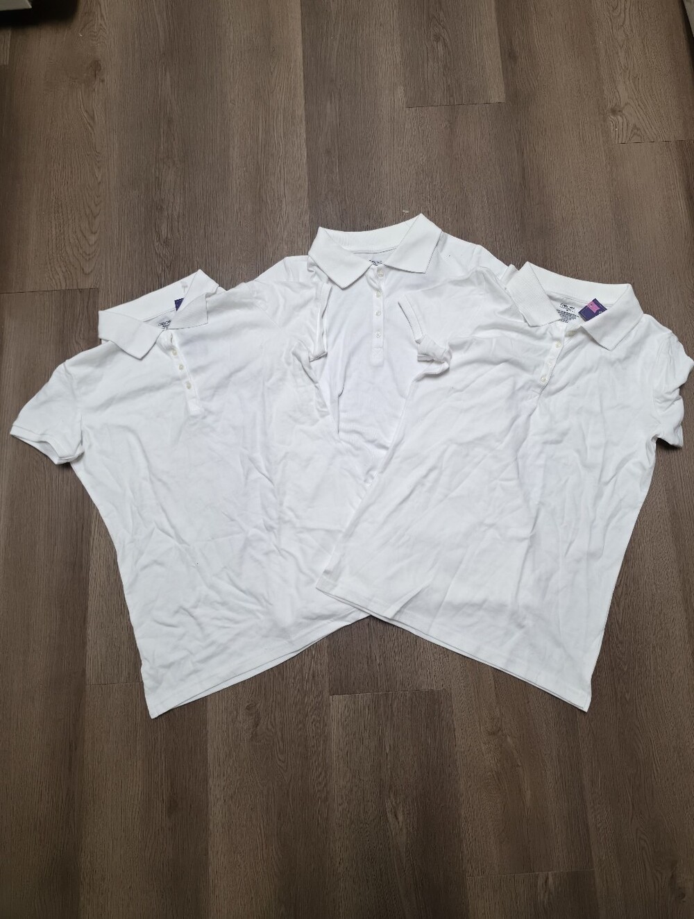 Set of 3 Girls Uniform Polo Shirts